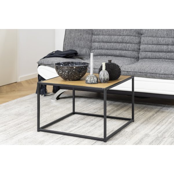 Table basse Seaford 60 cm - Chêne/noir Table basse Seaford 60 cm - Chêne/noir