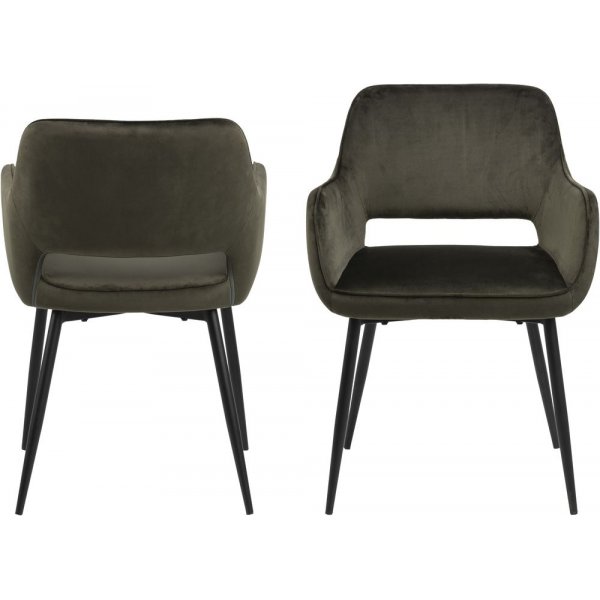 Chaise de salle  manger Ranja - Vert olive