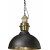 Manchester plafondlamp - Zwart/messing - 52 cm