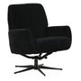Midsj ftlj (Recliner) - Svart (Tyg)