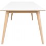 Copenhagen Matbord - Vit/natur - 195/285x90