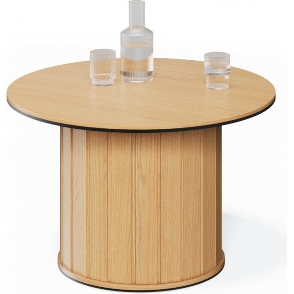 Rotto soffbord 66 cm - Vicenza ek/svart