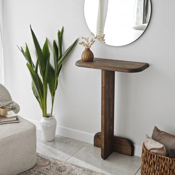 Pratico avlastningsbord 80 x 25 cm - Valnöt Pratico avlastningsbord 80 x 25 cm - Valnöt