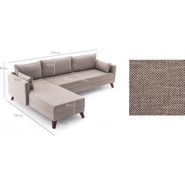 Bella divansoffa - Cream Bella divansoffa - Cream