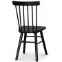 Sintorp matgrupp, runt matbord 115 cm inkl 4 st Orust pinnstolar - Svart marmor (Laminat)