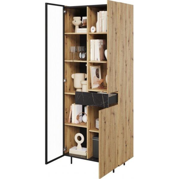 Vitrine Marmo - Chêne artisanal Vitrine Marmo - Chêne artisanal