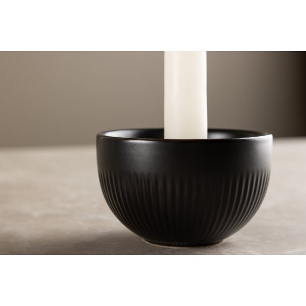 Bougeoir Posh 9 x 6 cm - Noir Bougeoir Posh 9 x 6 cm - Noir