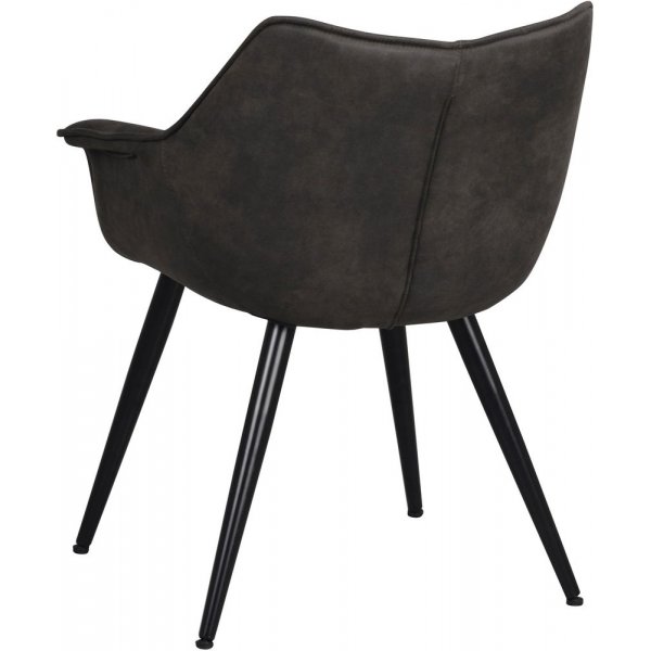 Echo karmstol - M�rkgr�/svart