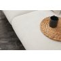 Simena divan sofa rechts - Creme wit/goud