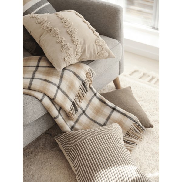 Kussenhoes Dotty 45 x 45 cm - Gebroken wit