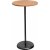 Table d'appoint design 40 cm - Noir/chne