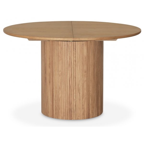 Table  manger ronde 115-160 cm - Blanchi