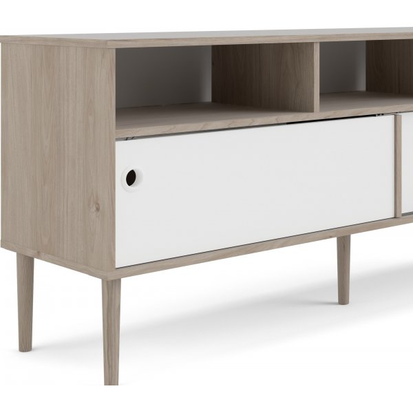 Rome TV-bänk - Hickory/vit Rome TV-bänk - Hickory/vit