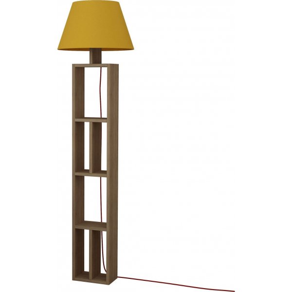 Giorno golvlampa - Sonoma ek/gul Giorno golvlampa - Sonoma ek/gul