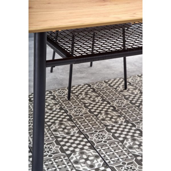 Table à manger Rankin 160 cm - Chêne/noir Table à manger Rankin 160 cm - Chêne/noir