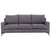 Venestad 3-sits soffa - Mrkgr