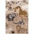 Barnmatta Mitchell Zoo Natur - 140x200 cm