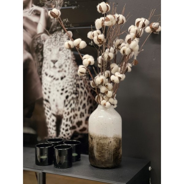 Dis vas - Brun/vit Dis vas - Brun/vit