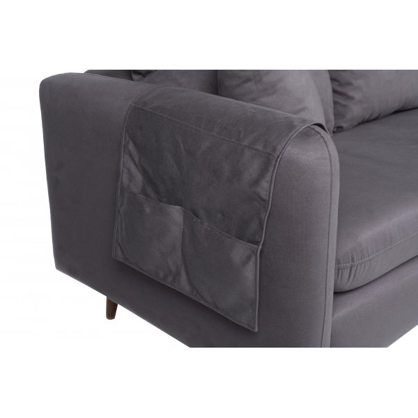 Canapé Sofia divan droit - Anthracite Canapé Sofia divan droit - Anthracite