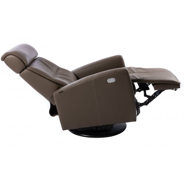 Fauteuil inclinable électrique Milan - Marron Fauteuil inclinable électrique Milan - Marron