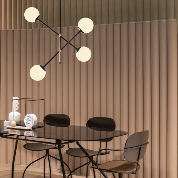 Plafonnier Mudoni 631-S - Noir