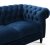 Chesterfield Cambridge 2-sits soffa - Bl sammet