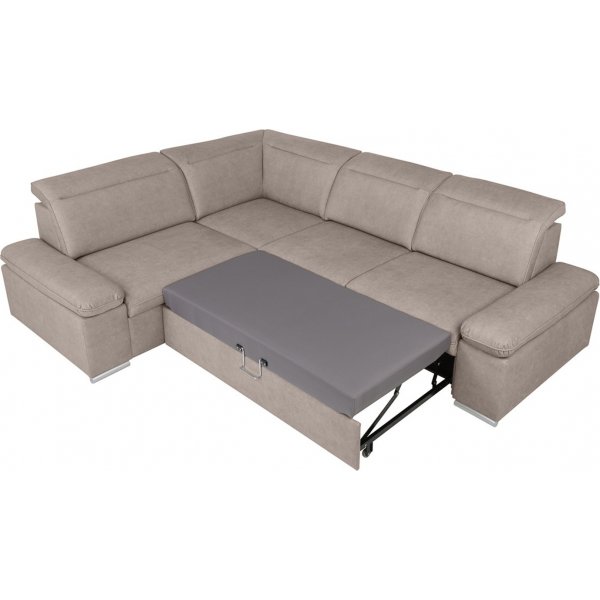 Darby hörnbäddsoffa vänster - Beige Darby hörnbäddsoffa vänster - Beige