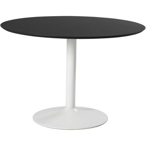 Ibiza matbord Ø110 cm - Svart/vit
