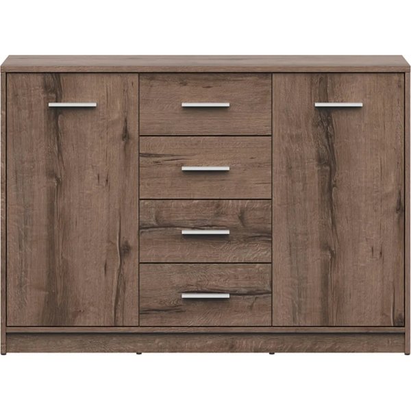 Meuble de rangement Nepo Plus - Chêne foncé Meuble de rangement Nepo Plus - Chêne foncé