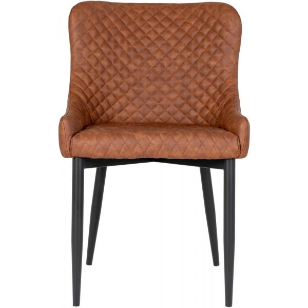 Chaise de salle à manger Boston - Brun vintage/noir Chaise de salle à manger Boston - Brun vintage/noir