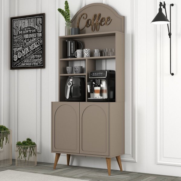 Lyon köksskåp 80 cm - Mocka/valnöt Lyon köksskåp 80 cm - Mocka/valnöt