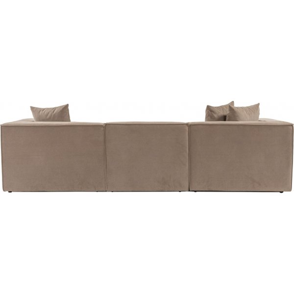 Sora 3-sits soffa - Cappuccino Sora 3-sits soffa - Cappuccino
