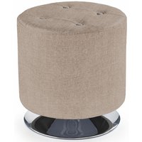 Taste pall - Beige (Tyg) / Krom Taste pall - Beige (Tyg) / Krom