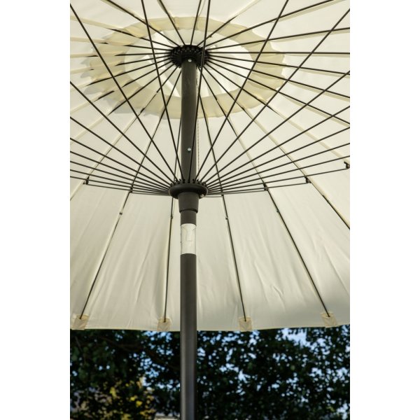 Palmetto parasoll - Svart/Vit Palmetto parasoll - Svart/Vit