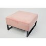Above pall i rosa sammet 72x72 cm + Textilskydd fr mbler