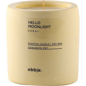 Bougie parfume Hello Moonlight haute - Jaune