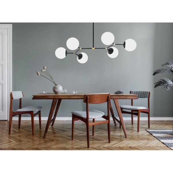 Plafonnier Damar 6321 - Noir/blanc