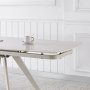 Saturnus matbord förlängningsbart 120 till 180 cm - Beige Travertin Saturnus matbord förlängningsbart 120 till 180 cm - Beige Travertin