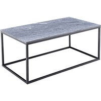 Accent soffbord 110 - Grå marmor / Svart underrede Accent soffbord 110 - Grå marmor / Svart underrede