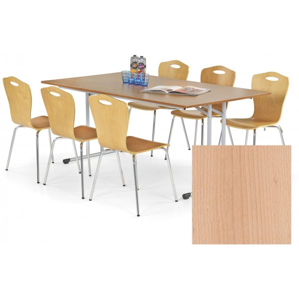 Konferens bord fllbart 180 cm bord - Bok