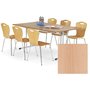 Konferens bord fllbart 180 cm bord - Bok