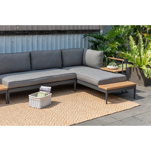 Lifestyle Garden Topaz bankstel - Grijs/teak