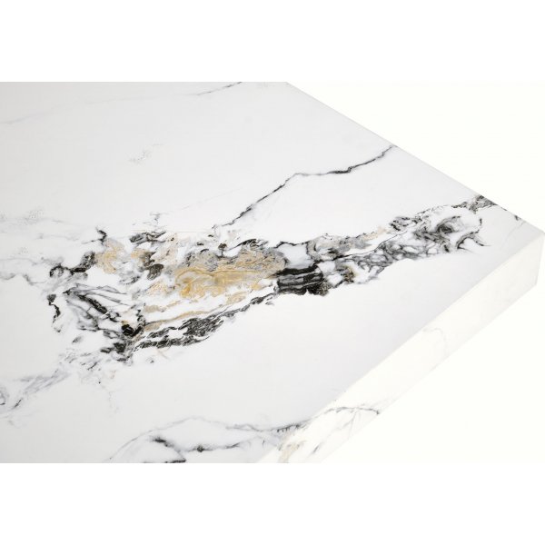 Table basse monolithique 80 x 80 cm - Marbre blanc Table basse monolithique 80 x 80 cm - Marbre blanc