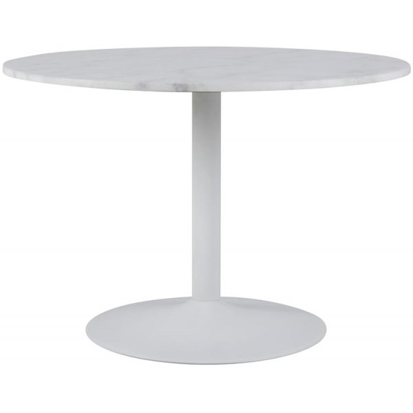 Tarifa marmor matbord Ø110 cm - Vit marmor Tarifa marmor matbord Ø110 cm - Vit marmor