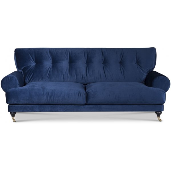 Andrew 2-sits soffa - Mrkbl Sammet