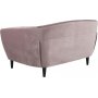 Felicia 2-sits soffa - Rosa (Sammet)