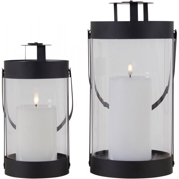 Lanterne Bondi - Noir - 2 pcs