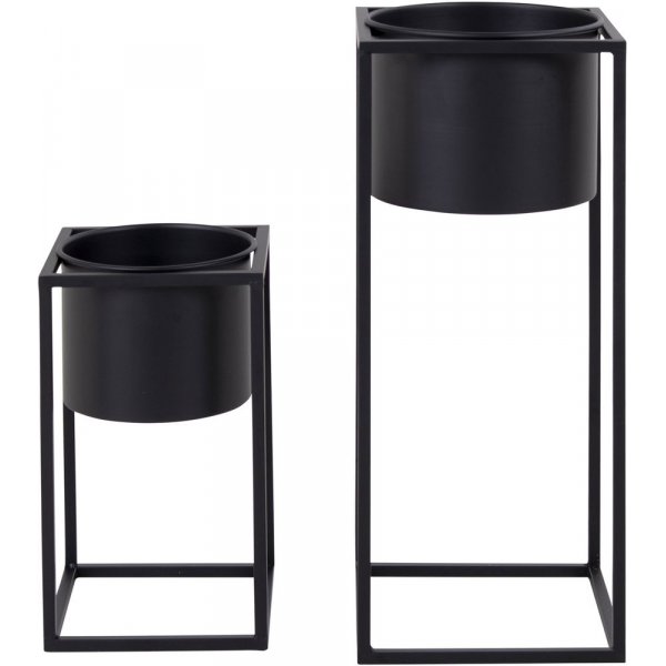 Porte-fleurs Marla - Noir - 2 pcs