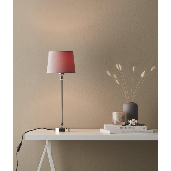 Liam lampfot - Krom - 46 cm Liam lampfot - Krom - 46 cm