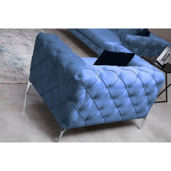 Fauteuil Como - Bleu Fauteuil Como - Bleu